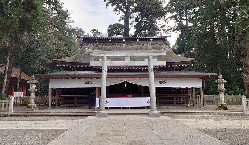 画像：鹿島神宮の拝殿