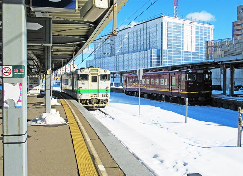 画像：函館駅の様子