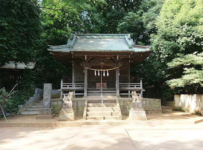 画像：岡本八幡神社の本殿